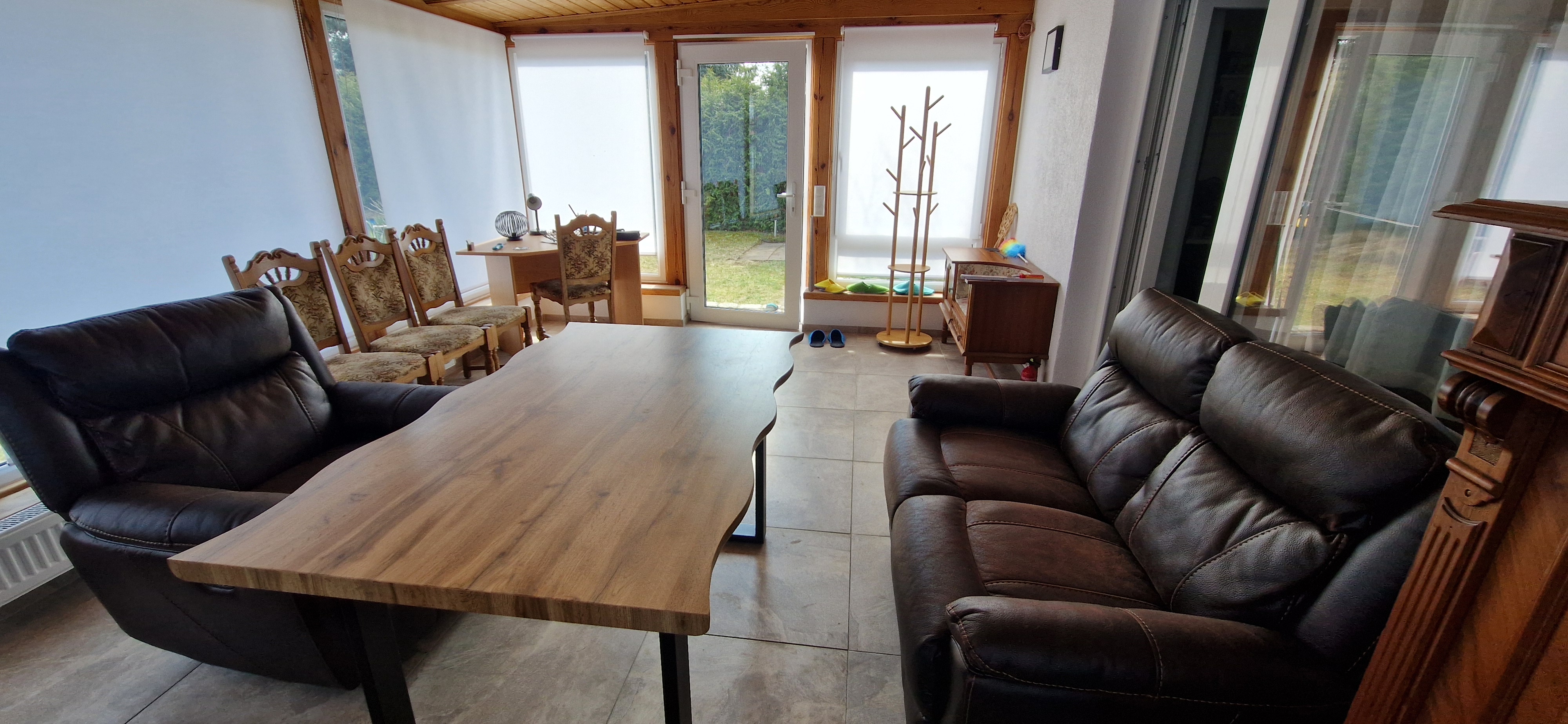 Wintergarten mit Arbeitsbereich